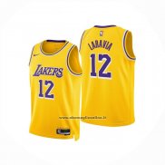 Maglia Bambino Los Angeles Lakers Jake Laravia No 12 Icon 2025-26 Giallo