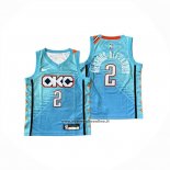 Maglia Bambino Oklahoma City Thunder Shai Gilgeous Alexander No 2 Citta 2018-19 Blu
