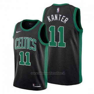 Maglia Boston Celtics Enes Kanter NO 11 Statement Nero