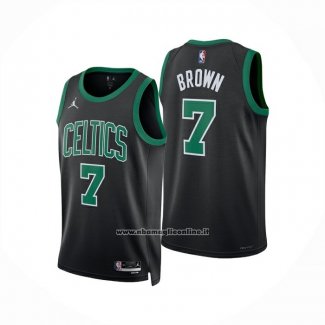 Maglia Boston Celtics Jaylen Brown No 7 Statement 2025-26 Nero