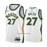 Maglia Boston Celtics Jordan Walsh #27 Citta 2023-24 Bianco