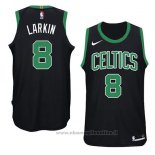 Maglia Boston Celtics Shane Larkin NO 8 Statement 2018 Nero