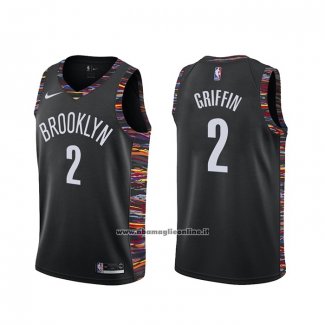 Maglia Brooklyn Nets Blake Griffin #2 Citta Nero