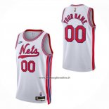 Maglia Brooklyn Nets Personalizzate Classic 2026-27 Bianco