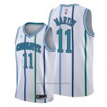 Maglia Charlotte Hornets Cody Martin NO 11 Hardwood Classics Bianco