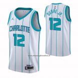 Maglia Charlotte Hornets Kelly Oubre JR. #12 Association 2020-21 Bianco