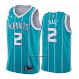 Maglia Charlotte Hornets LaMelo Ball #2 Icon 2020-21 Verde