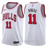 Maglia Chicago Bulls David Nwaba NO 11 Association 2017-18 Bianco