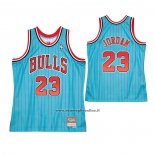 Maglia Chicago Bulls Michael Jordan #23 Mitchell & Ness 1995-96 Blu