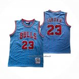 Maglia Chicago Bulls Michael Jordan No 23 Mitchell & Ness 1997-98 Blu3
