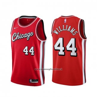 Maglia Chicago Bulls Patrick Williams #44 Citta 2021-22 Rosso