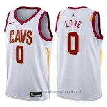 Maglia Cleveland Cavaliers Kevin Love NO 0 2017-18 Bianco