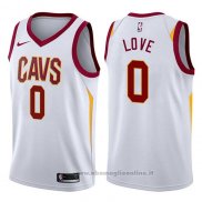 Maglia Cleveland Cavaliers Kevin Love NO 0 2017-18 Bianco