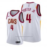 Maglia Cleveland Cavaliers Kevin Porter Jr. NO 4 Association 2019-20 Bianco