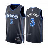 Maglia Dallas Mavericks Grant Williams #3 Citta 2023-24 Blu