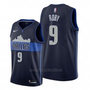 Maglia Dallas Mavericks Isaiah Roby NO 9 Statement Blu