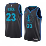 Maglia Dallas Mavericks Trey Burke NO 23 Citta 2018-19 Blu