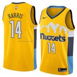 Maglia Denver Nuggets Gary Harris NO 14 Statement 2018 Giallo