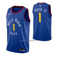 Maglia Denver Nuggets Michael Porter Jr. #1 Statement Blu