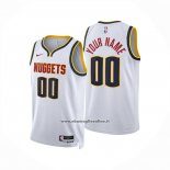 Maglia Denver Nuggets Personalizzate Association 2024-25 Bianco