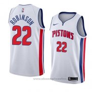 Maglia Detroit Pistons Glenn Robinson III NO 22 Association 2018 Bianco