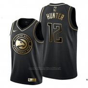 Maglia Golden Edition Atlanta Hawks De'andre Hunter NO 12 Nero