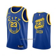 Maglia Golden State Warriors Draymond Green #23 Hardwood Classics 2020-21 Blu