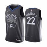 Maglia Golden State Warriors Glenn Robinson III NO 22 Citta Nero