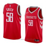 Maglia Houston Rockets Gerald Green NO 58 Icon 2018 Rosso