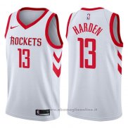 Maglia Houston Rockets James Harden NO 13 2017-18 Bianco