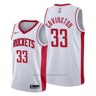 Maglia Houston Rockets Robert Covington NO 33 Association 2019-20 Bianco