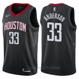 Maglia Houston Rockets Ryan Anderson NO 33 Statement 2017-18 Nero