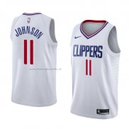 Maglia Los Angeles Clippers Brice Johnson NO 11 Association 2018 Bianco