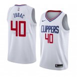 Maglia Los Angeles Clippers Ivica Zubac NO 40 Association 2018 Bianco