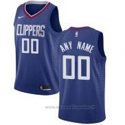 Maglia Los Angeles Clippers Personalizzate 17-18 Blu