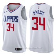 Maglia Los Angeles Clippers Tobias Harris NO 34 Association 2017-18 Bianco