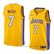 Maglia Los Angeles Lakers Javale McGee NO 7 Icon 2018 Giallo