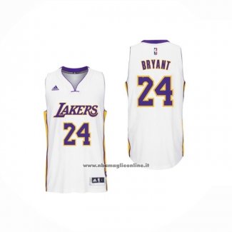 Maglia Los Angeles Lakers Kobe Bryant #24 Bianco