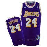 Maglia Los Angeles Lakers Kobe Bryant NO 24 Throwback Viola2