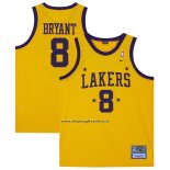 Maglia Los Angeles Lakers Kobe Bryant #8 Mitchell & Ness 1957 Giallo