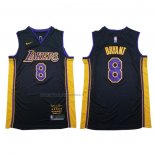 Maglia Los Angeles Lakers Kobe Bryant NO 8 Retirement 2018 Nero