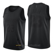 Maglia Los Angeles Lakers Lebron James NO 23 MVP Nero