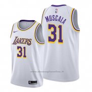 Maglia Los Angeles Lakers Mike Muscala NO 31 Association Bianco