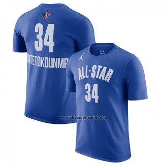 Maglia Manica Corta All Star 2023 Giannis Antetokounmpo Blu