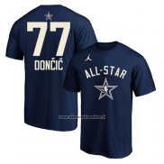 Maglia Manica Corta All Star 2024 Luka Doncic Blu