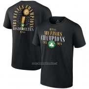 Maglia Manica Corta Boston Celtics 2024 NBA Finals Champions Signature Nero