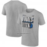 Maglia Manica Corta Dallas Mavericks 2024 Western Conference Champions Grigio