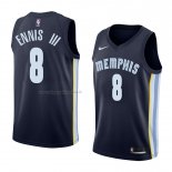 Maglia Memphis Grizzlies James Ennis III NO 8 Icon 2018 Blu