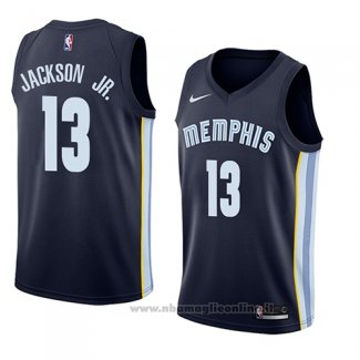 Maglia Memphis Grizzlies Jaren Jackson Jr. NO 13 Icon 2018 Blu