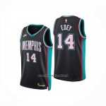 Maglia Memphis Grizzlies Zach Edey No 14 Classic 2025-26 Nero